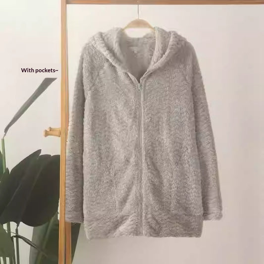 Thickened Coral Fleece & Soft Cotton Fleece Long-Sleeve Loungewear