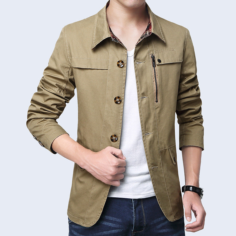 Slim thin jacket for men