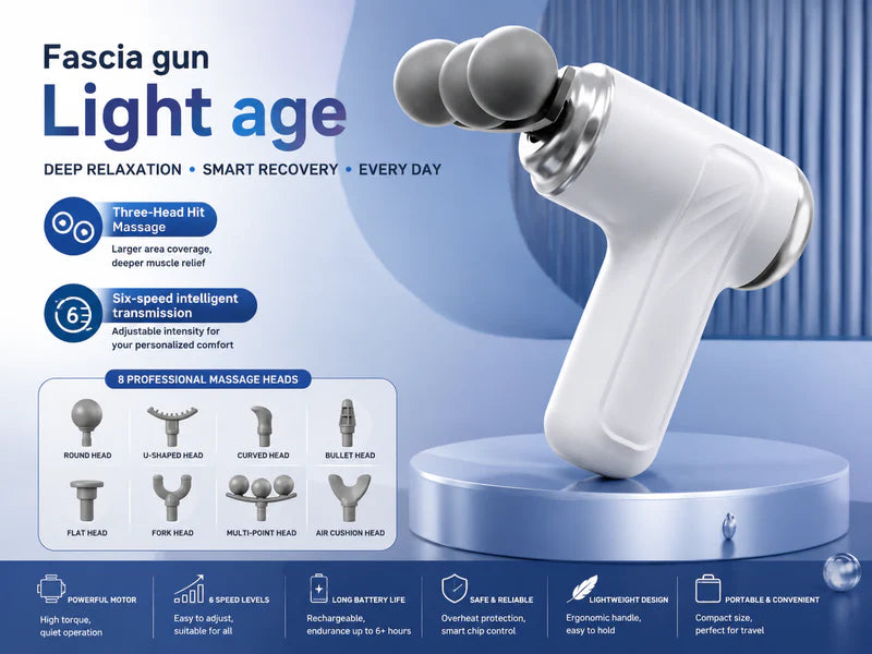 مسدس تدليك الأنسجة من Light Age