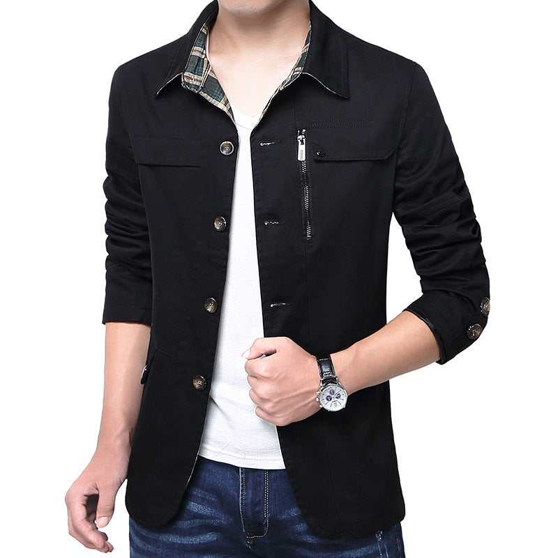 Slim thin jacket for men
