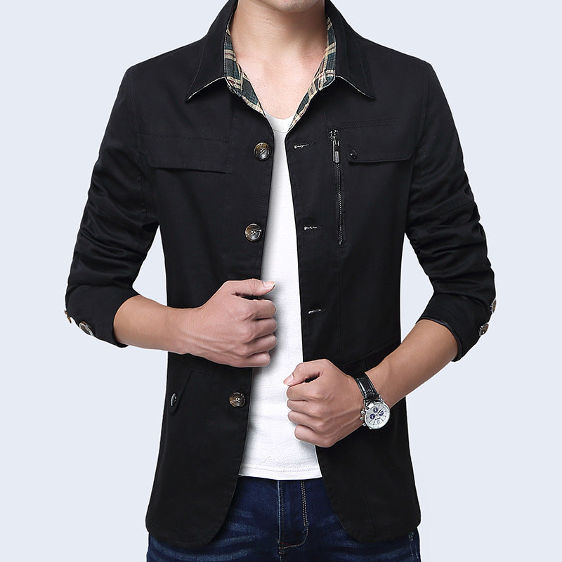 Slim thin jacket for men