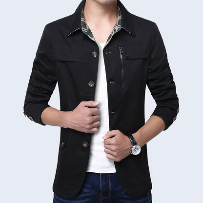 Slim thin jacket for men