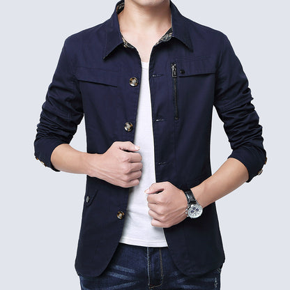 Slim thin jacket for men