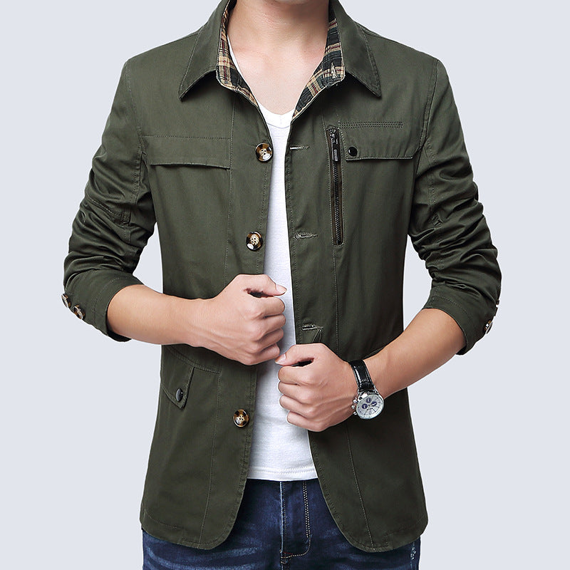 Slim thin jacket for men