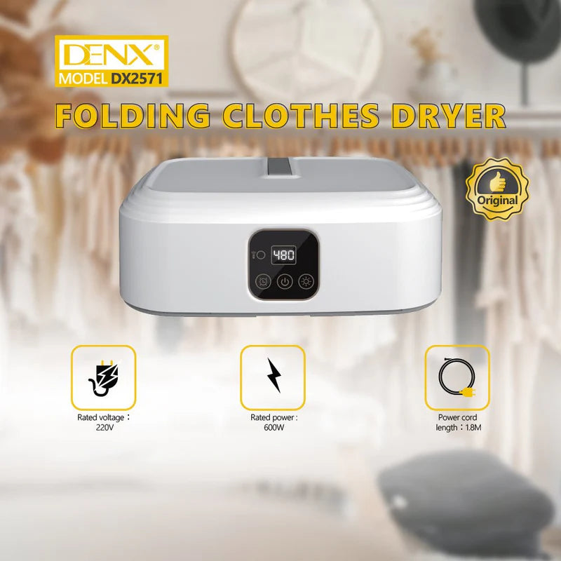 Denx - مجفف ملابس قابل للطي